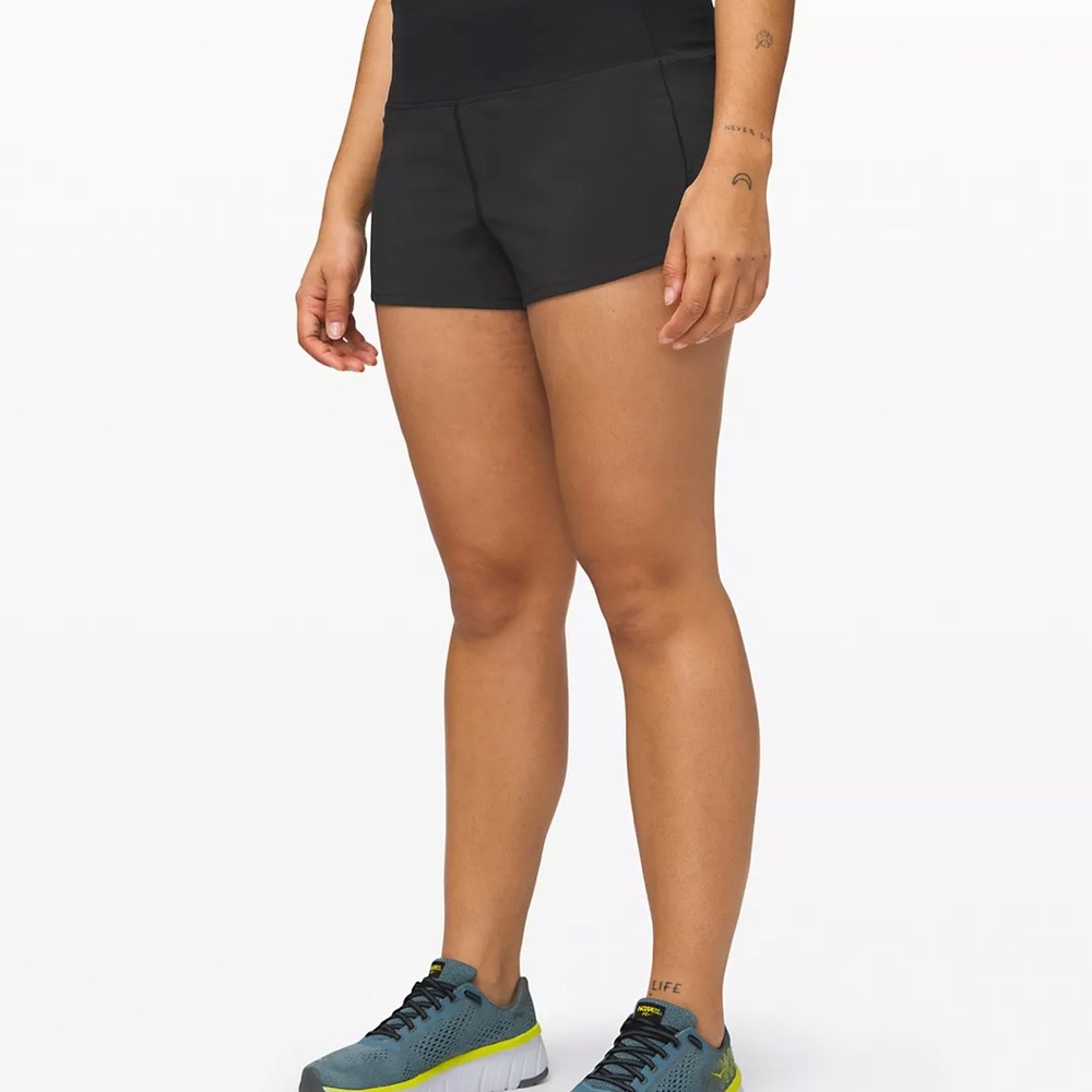 Lululemon High Rise Speed Shorts